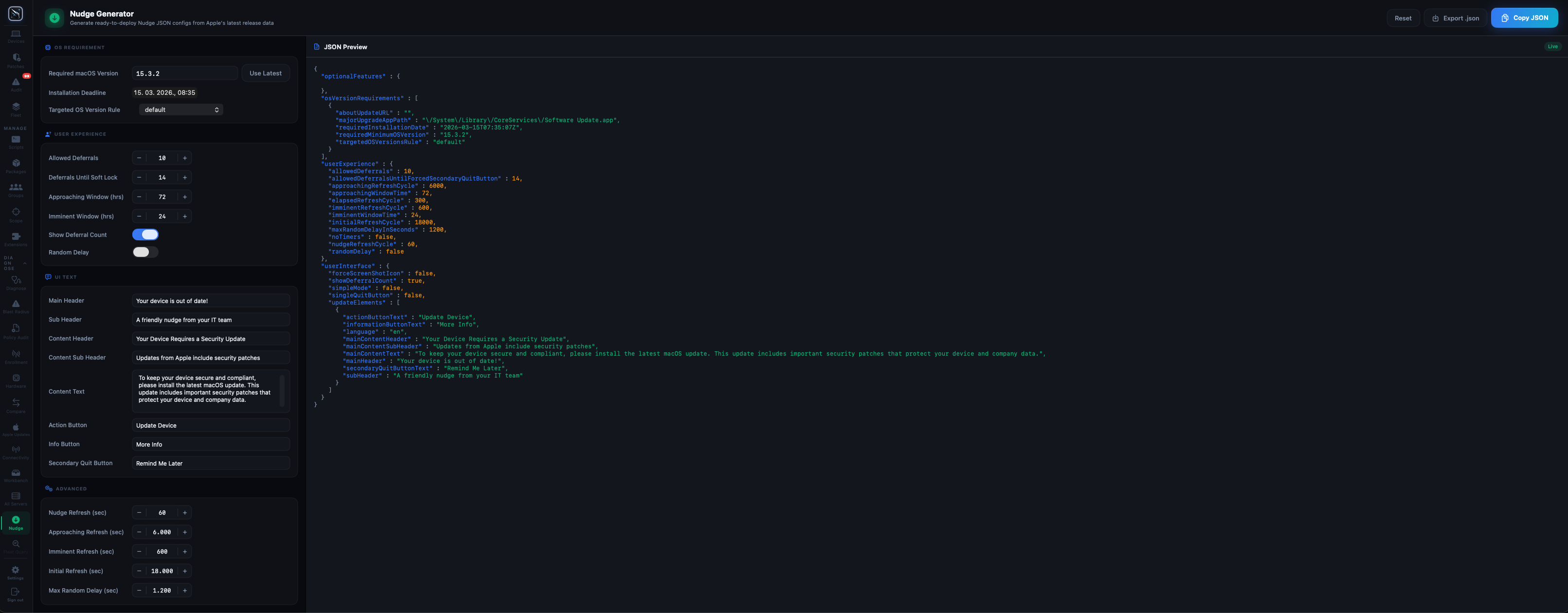 Nexus Nudge Generator